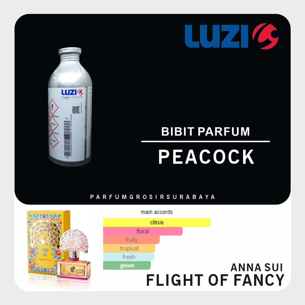 Bibit Parfum - PEACOCK | Flight Of Fancy | Luzi | 500gr Segel