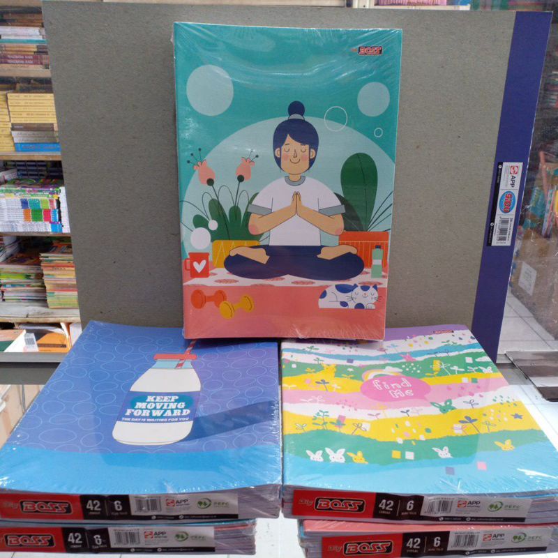 

Buku Tulis BigBoss/Boxy 42 Lembar 1 pak isi 6 Buku
