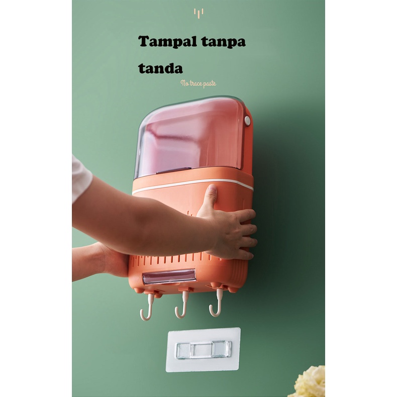 Mi.more Sumpit Sendok Garpu Organizer Rak Tempat Sendok Estetik Tempat Sendok Gantung Tempat Sendok