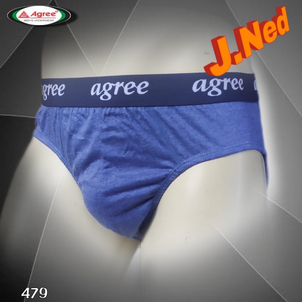 J479S Celana Dalam Pria Agree Exclusive Men's Brief |2 Box isi 6 Pcs]