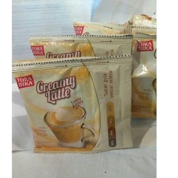 

✓ kopi torabika creamy latte ( renceng)