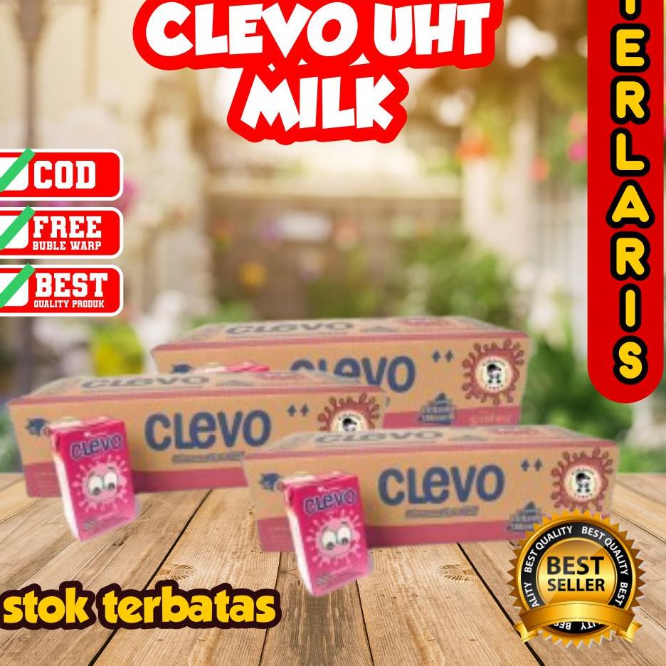 

☟ MINUMAN SUSU CLEVO 115 ML UHT 1 DUS ISI 40 PCS STROBERI COKELAT COKLAT ICE CREAM SUSU KOTAK SUSU ANAK ✷