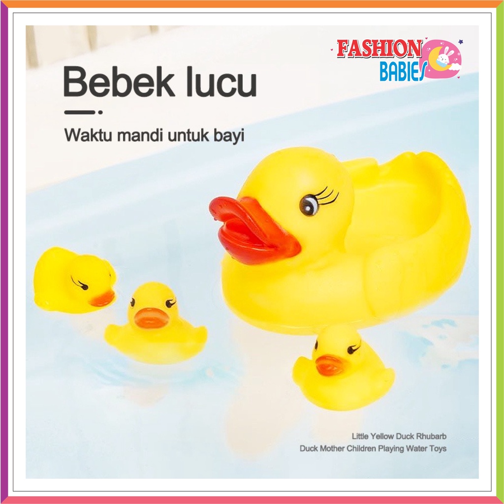 MAINAN BEBEK KARET INDUK &amp; ANAK BEBEK | MAINAN MANDI ANAK BAYI ❤ Fashionbabies ❤