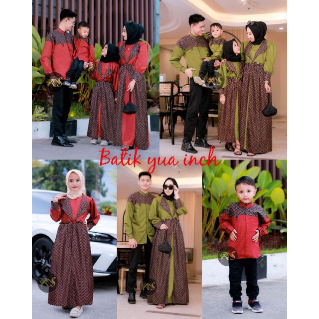 SARIMBIT KELUARGA//COUPLE BATIK FAMILY RAYA SERIES//SET FAMILY EID SERIES//TERBARU BATIK COUPLE KELU