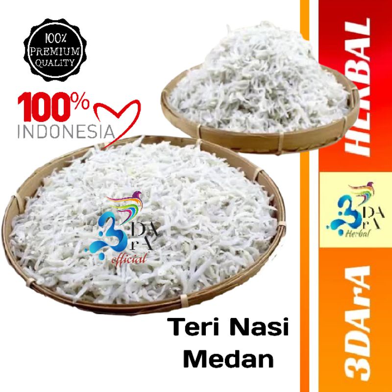 

Teri Medan 250gr - Ikan Teri Nasi Medan Teri putih