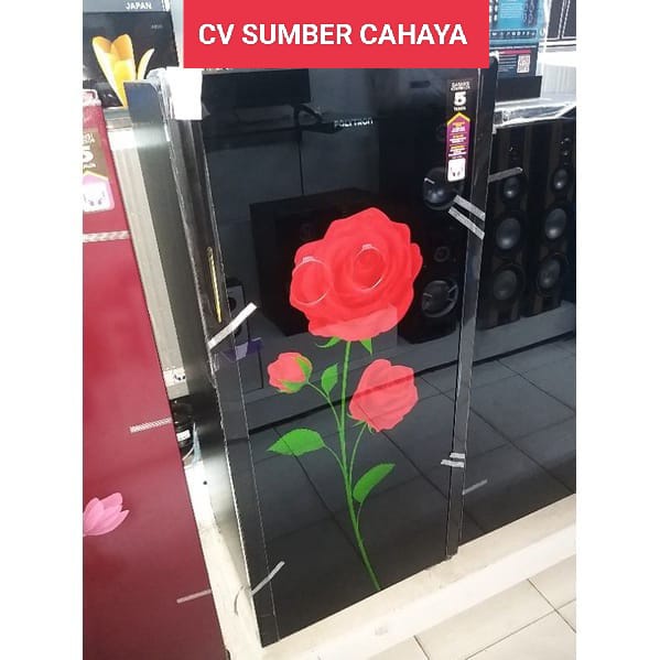 Polytron Kulkas 1 Pintu 180L Belleza Tempered Glass PRA 18DRX PRA18DRX