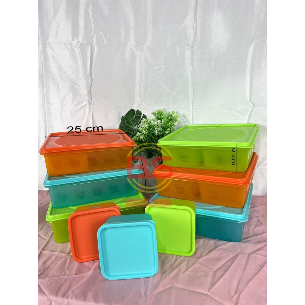 Toples Segi Set / Toples Serbaguna / Sealware Kotak Grapple Set / Food Countener / Grapple Set