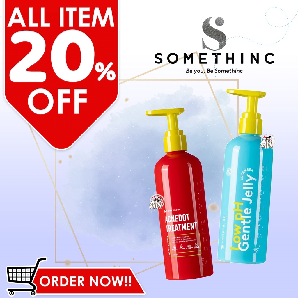 SOMETHINC CLEANSER LOW PH SERIES 350ML ( ACNEDOT CLEANSER / CLEANSER LOW PH JELLY )