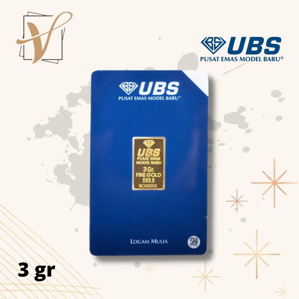 Logam Mulia (LM) 24k Ubs 3 gram