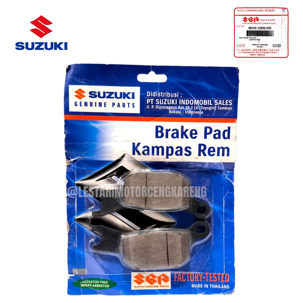 DISPAD KAMPAS REM BELAKANG SATRIA FU 150 FI ORI ASLI SGP 69100-12830