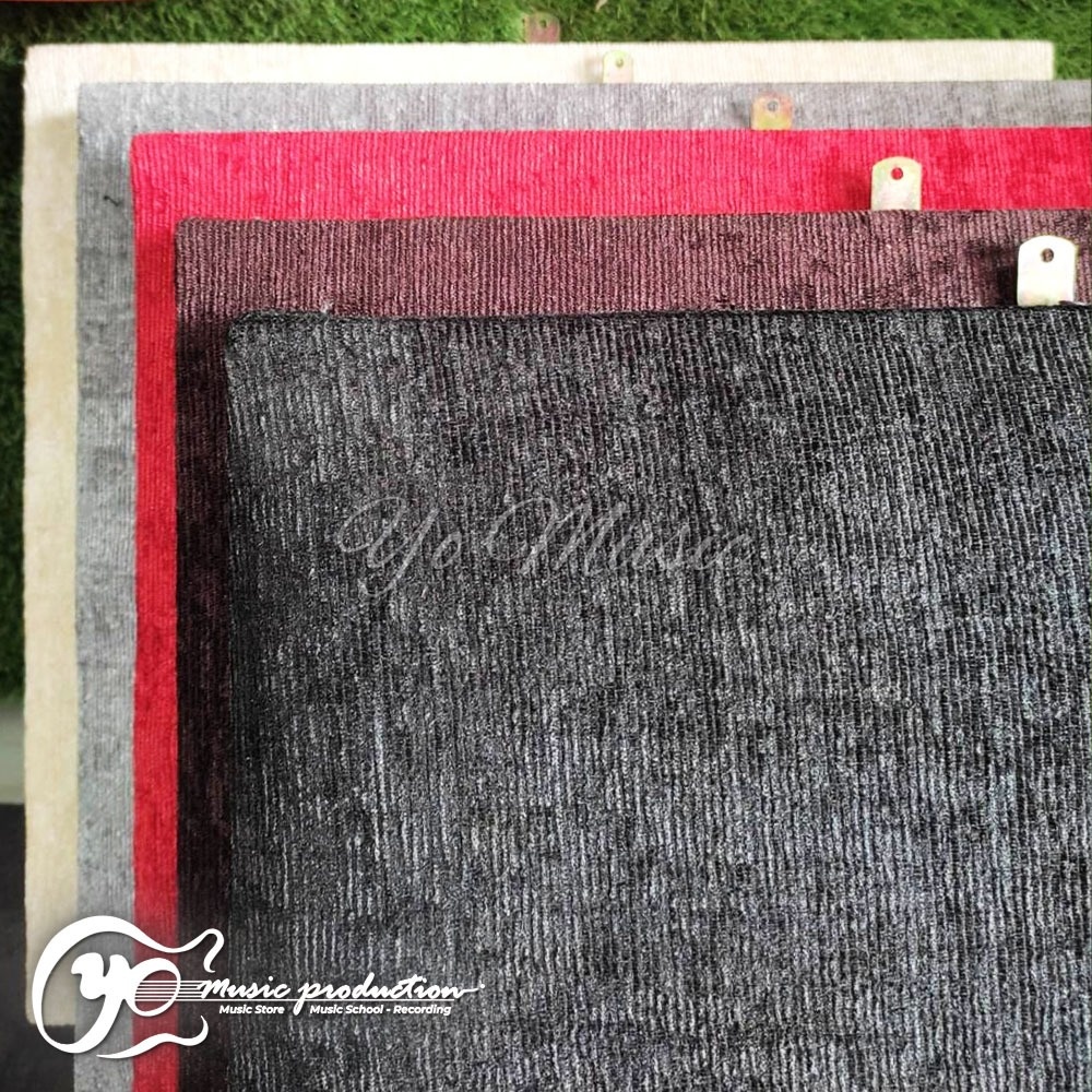 Peredam Suara isi Busa + Rockwool Portable Gantung Dinding 60x60