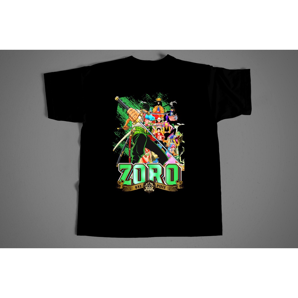 KAOS T SHIRT CUSTOM ZORO ONE PIECE (79)