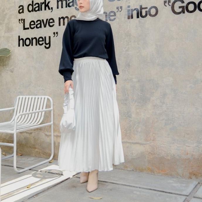 ۝ PLIZI Skirt - Rok Plisket by Hijab Mamah icis ✯