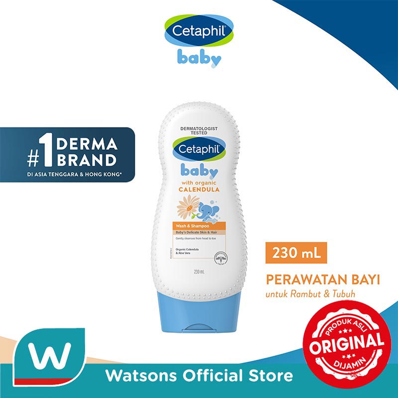 Cetaphil  Baby Gentle Wash and Shampoo with Organic Calendula 230ml