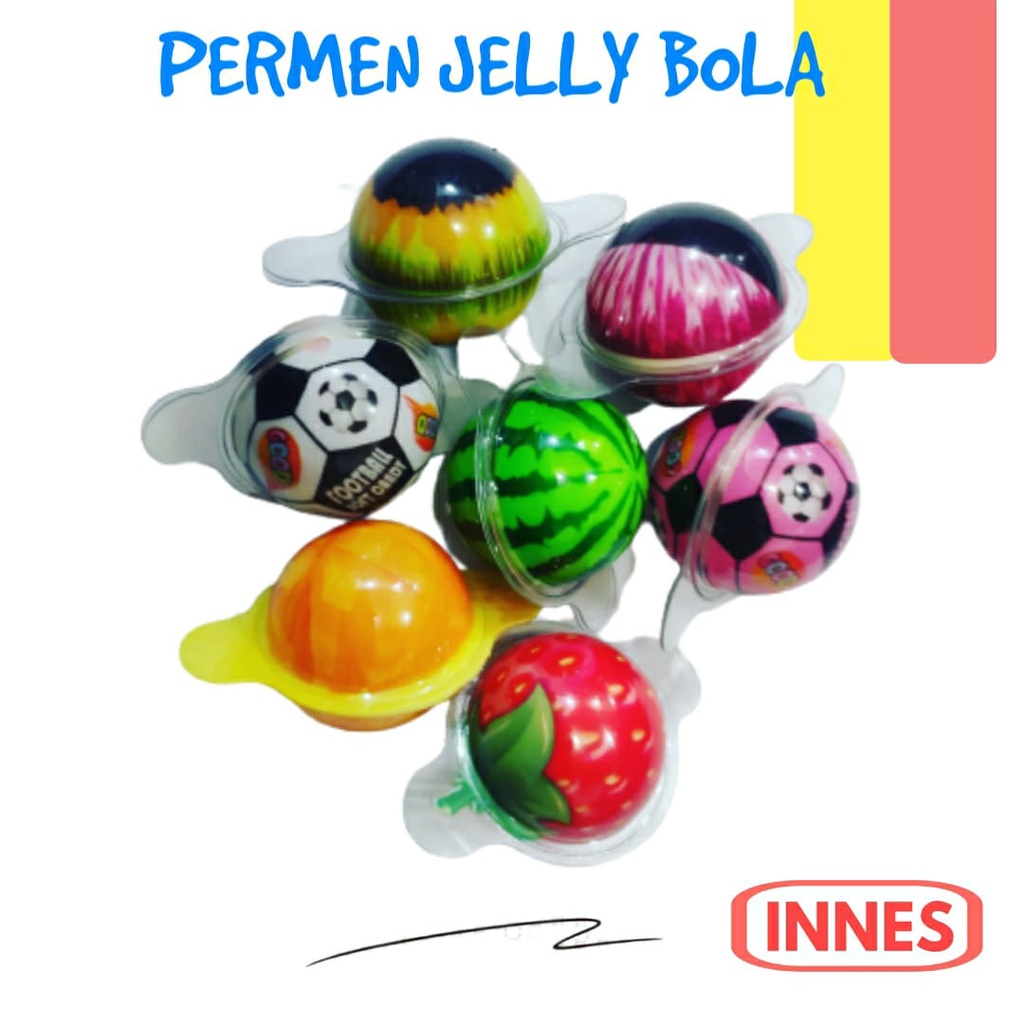 

Permen Jelly Bola / Fruit Jelly Bentuk Bola Planet Gummy