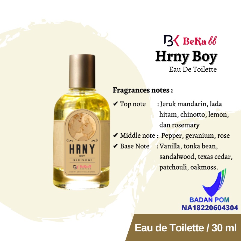 Hrny Boy Eau De Toilette - Beka88 - 30 ml - Mr. Crush Boy Parfume