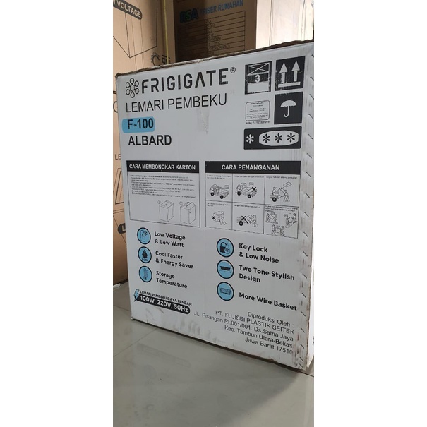 FRIGIGATE ALBARD F100 CHEST FREEZER BOX LEMARI PEMBEKU F 100 ALBARD