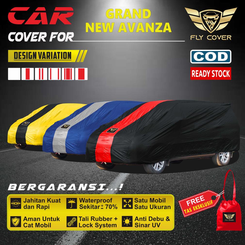 Body Cover Mobil Toyota GRAND NEW AVANZA / Sarung Mobil AVANZA 2014, 2015, 2016, 2017, 2018, 2019 Se