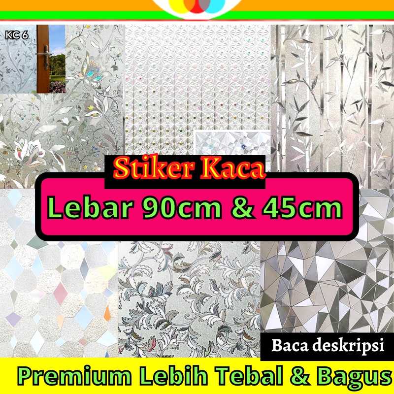 STICKER STIKER KACA HOLOGRAM DIAMOND SUNBLAST KACA STICKER SETIKER WALLPAPER PINTU JENDELA KACA BUAT