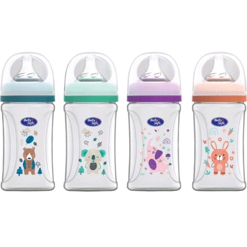 Baby Safe WN07 (120ml) WN08 (250ml) Botol Susu Wide Neck