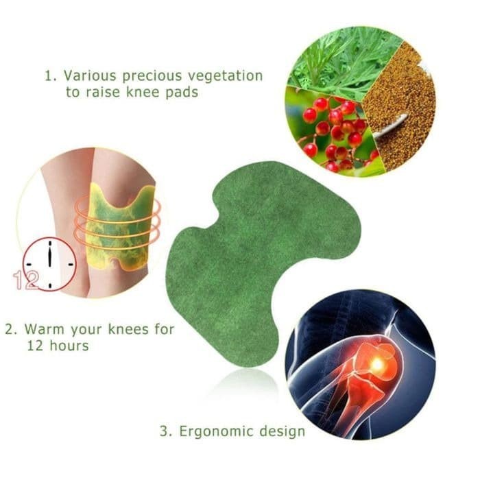 Beauty Jaya - Sumifun 12PCS  Knee Plaster Patch Koyo Lutut Herbal Alat Terapi Pereda Nyeri Lutut Dengkul Nyeri Sendi