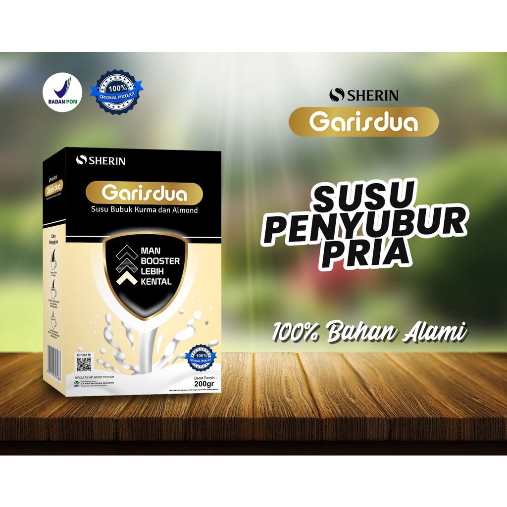 Susu Garis dua For Man 200g -   Susu etawa PREMIUM  Untuk membantu menyuburkan Pria SUSU PROMIL