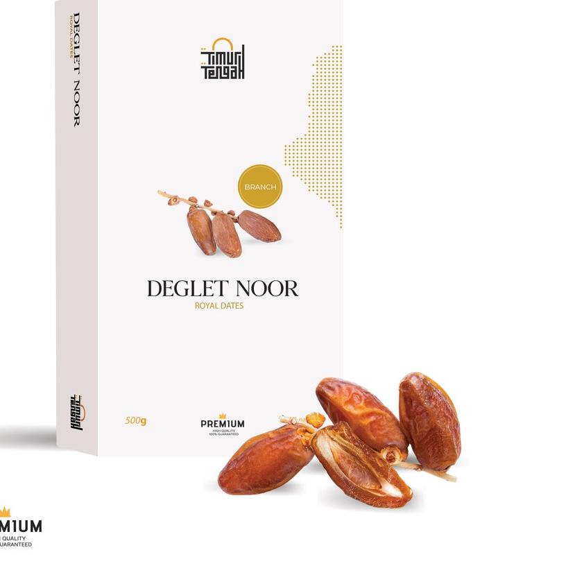 

❁ Kurma Tunisia Tangkai Timur Tengah Premium Deglet Noor Branch ♀