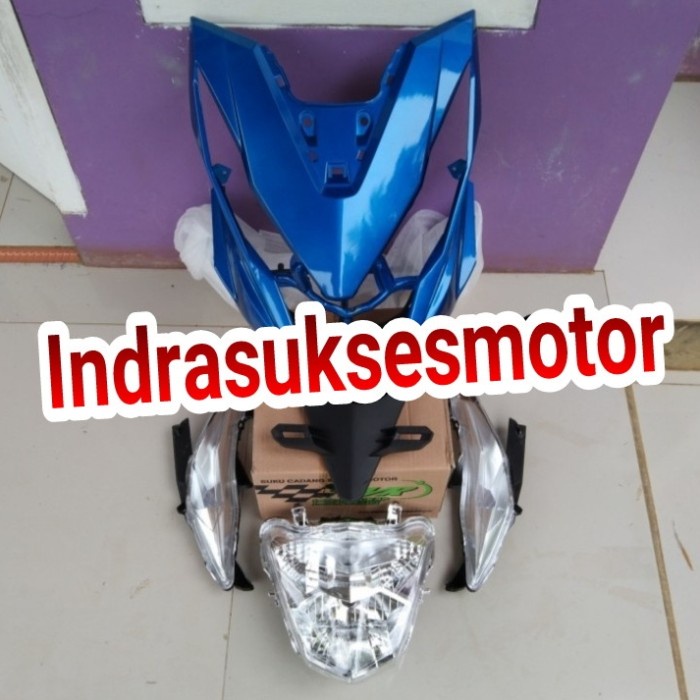 tameng dasi depan berikut lampu motor beat digital 2016 2017 2018