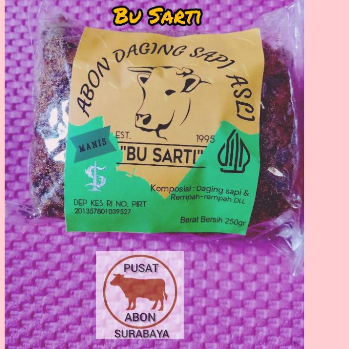 

♛ Abon Sapi BU SARTI 250gr ❉