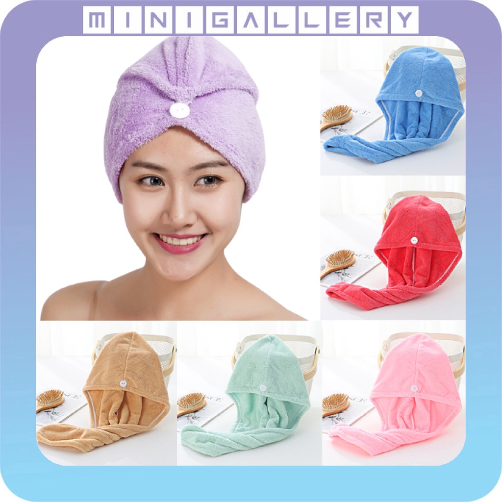 Handuk Keramas Mandi Microfiber Handuk Rambut Magic Towel Handuk Kepala Souvenir Pernikahan 97