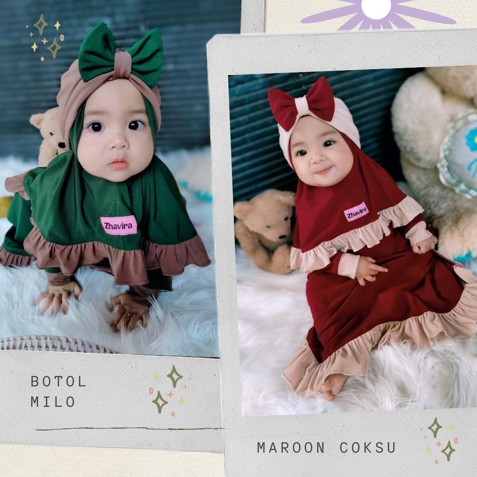 HARGA SPESIAL Baju Gamis Anak 1 2 3 4 5 6 Tahun Bayi 0 6 bulan New Born Perempuan Muslim Syari'i Ana