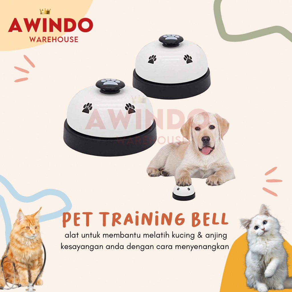 PET TRAINING BELL - Alat Mainan Bell Lonceng Melatih Hewan Anjing Kucing