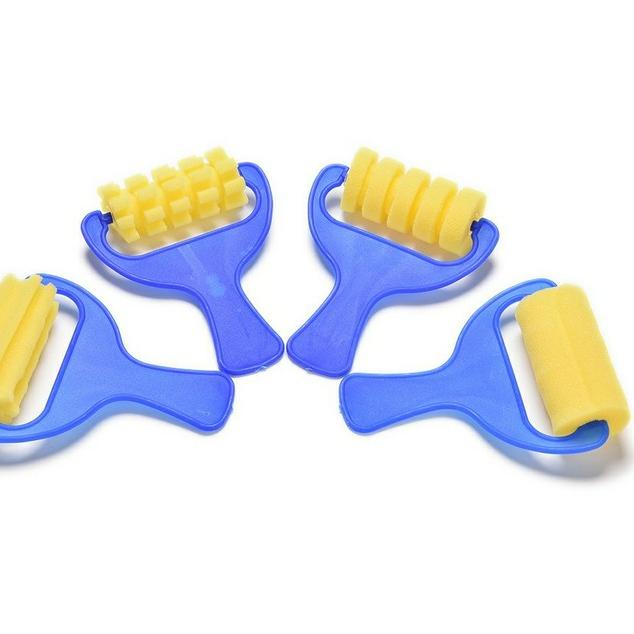 

Lariz manis Kid Paint Sponge Roller Spons Lukis isi 4