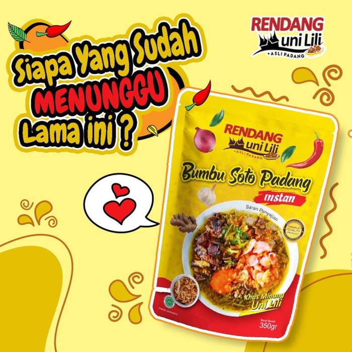 

Bumbu Soto Padang Instan By Rendang Uni Lili 021