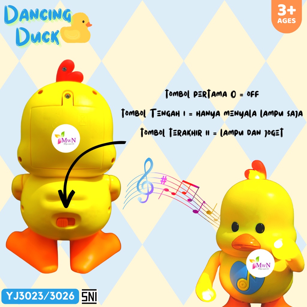 MWN Dancing Duck YJ3023/3026