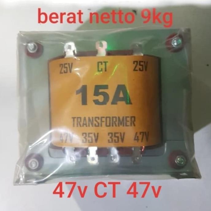 travo 15a ct 47v 15 ampere 47 volt ct trafo kurae 47volt murni PCXUJA789 Ayo Beli
