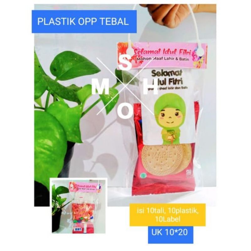 

(10pcs) plastik bingkisan snack lebaran idul fitri/amplop lebaran idul fitri