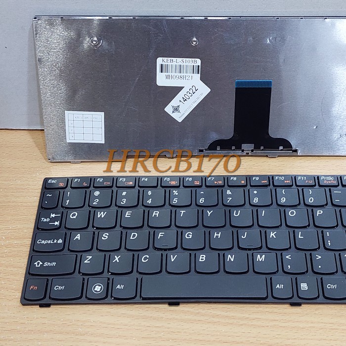 Keyboard Lenovo Ideapad S100 S10-3 S10-3S U160 U165 Hitam -HRCB