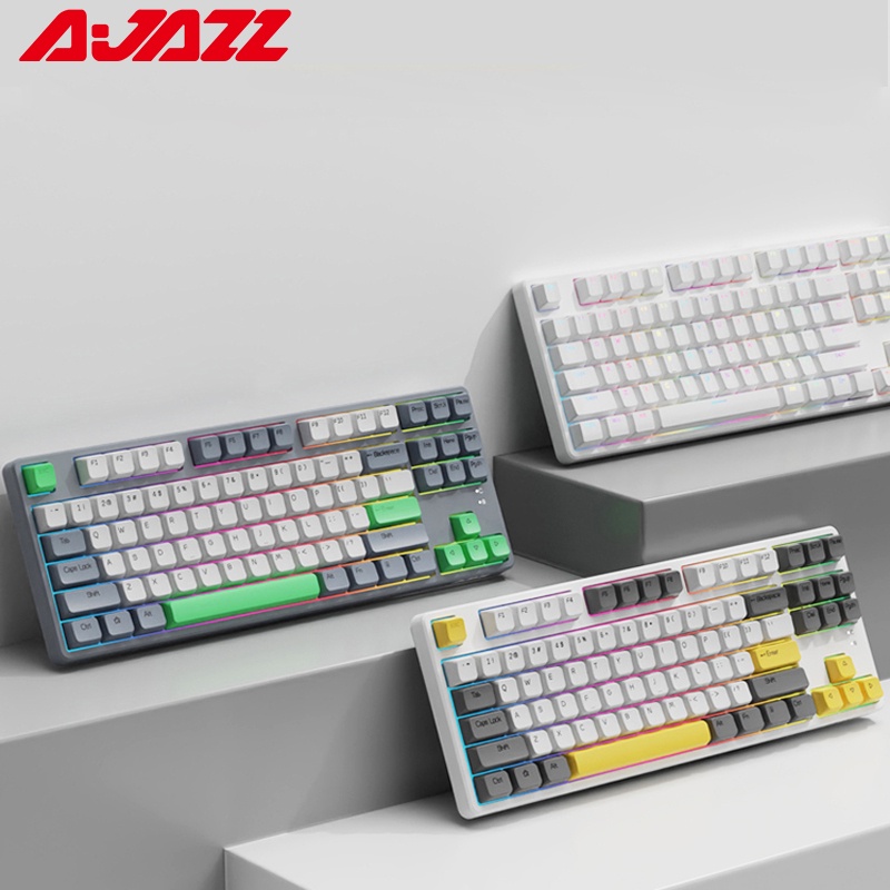 AJAZZ AK873 Wireless Mechanical Keyboard RGB Hot-swappable 87 Keys