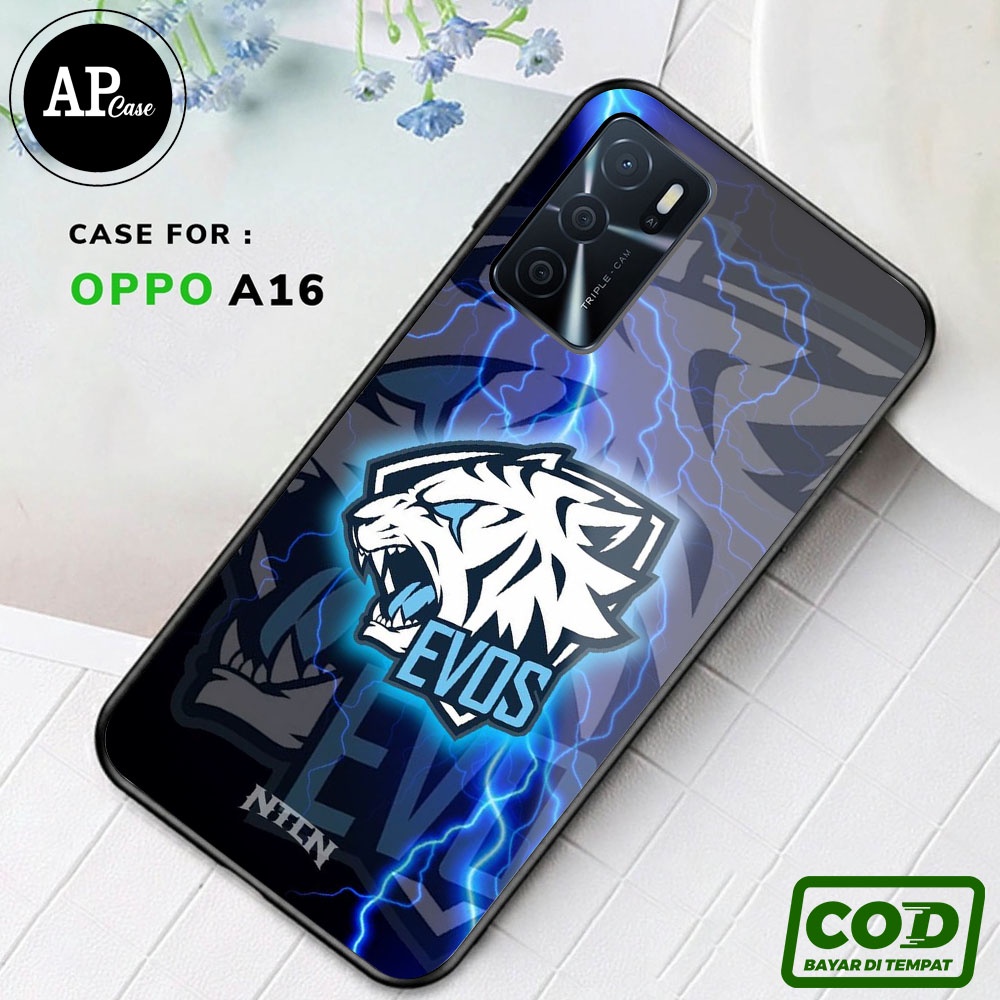Case Oppo A16 Hardcase 2D Glossy Case Motif EVOS Terbaru - Custom Case - Casing - Hardcase - Softcas