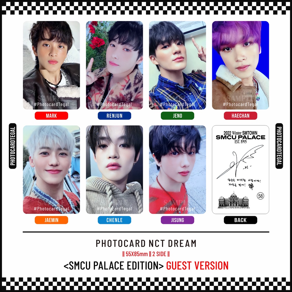 PHOTOCARD SMCU PALACE (NCT, AESPA, RED VELVET, EXO, WAYV, Super Junior) Versi- Guest, Palace, Member