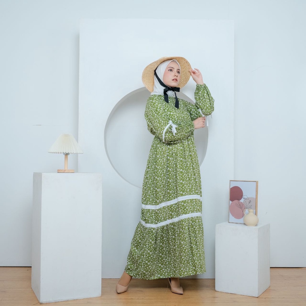 Gamis Rayon Polos Polkadot Jumbo Tie dye Viral / Gamis Syari Jumbo / Dress Muslim Tie dye Viral