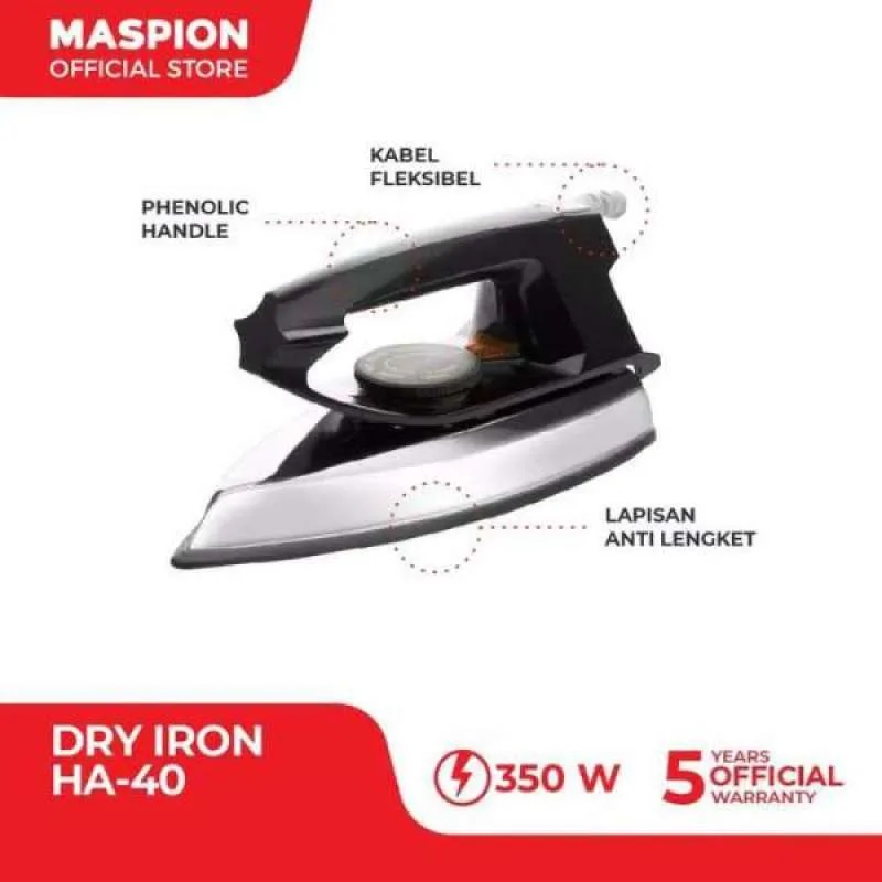 Setrika Maspion HA-40 ori garansi remi