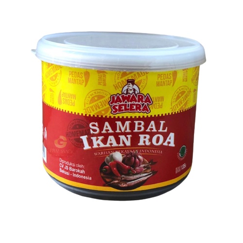 

Sambal Ikan Roa Jawara Selera 135 Gram Sambel Roa