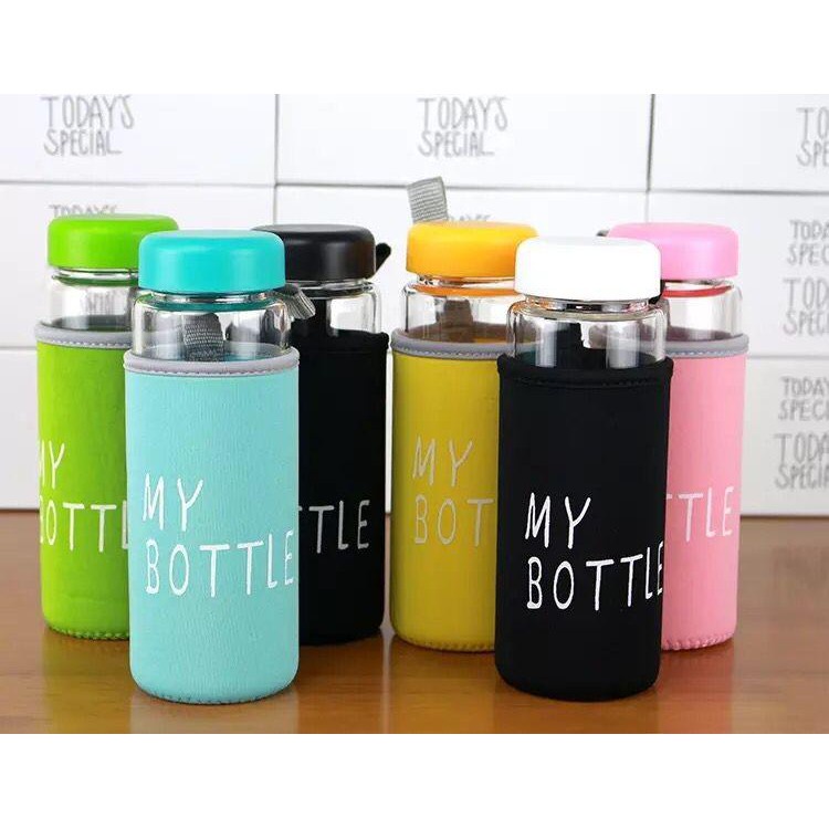 FYGALERY My Bottle Botol Minum Bening Transparan Tempat Penyimpanan Air Anak Unik Water Bottle Drink Murah