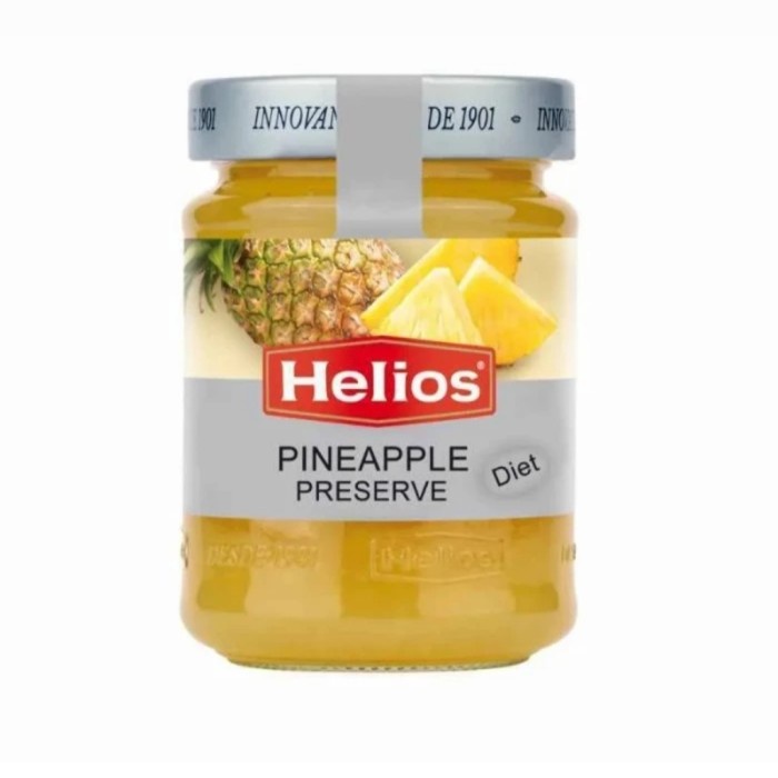 

Helios Diet Pineapple 250 Gr Selai