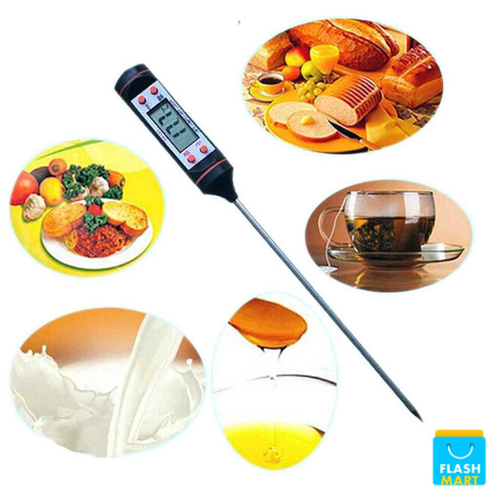 Flashmart Termometer Makanan Digital Daging Kopi Susu - TP101