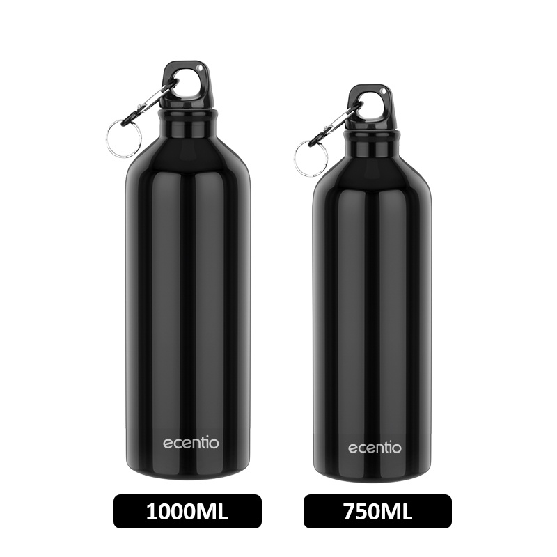 ecentio Botol Minum Sports Tumbler Botol Air Drinking Bottle Aluminum Bottle Botol Minum Olahraga 750ml/1000ml