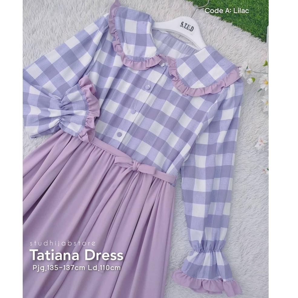 SIAP KIRIM Baju Gamis Muslim Dewasa / Tatiana Dress / Baju Wanita Korea / Dress Muslim Dewasa / Gami