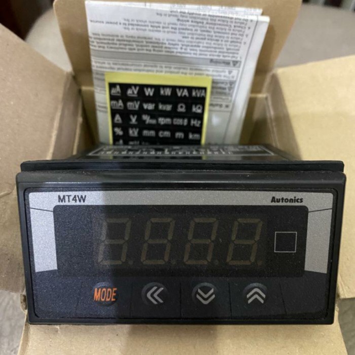 Elec Panel Meter Autonics Mt4W-Dv-4N Mt 4W Dv 4N Original